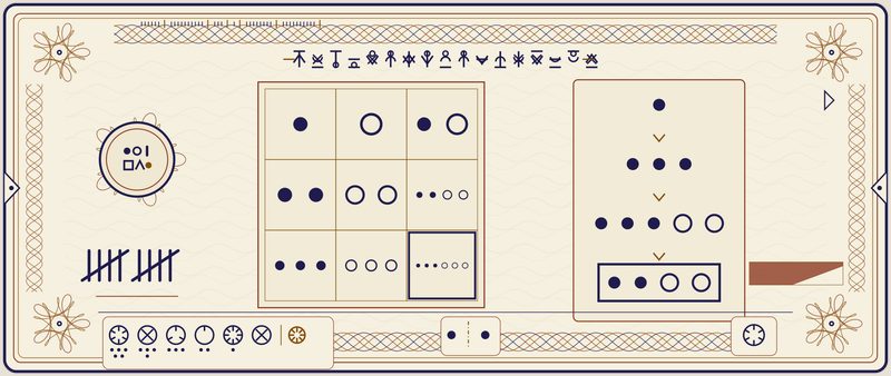 Alphabet — Counterfoil certificate, cost 2, common: Build may place at your inner end