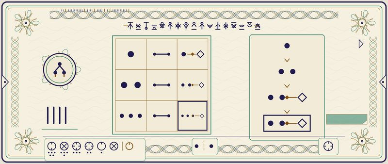 Genealogy — Counterfoil certificate, cost 5, rare: Your innermost card, face up, scores twice